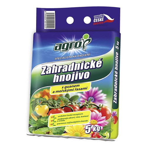 Záhradnícke hnojivo 2.5kg Agro CS