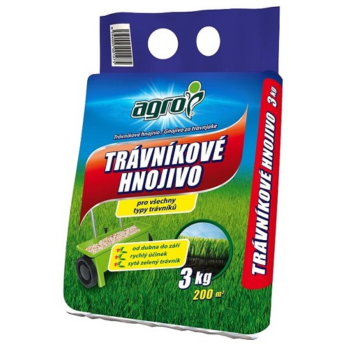 Trávnikové hnojivo 3kg Agro CS