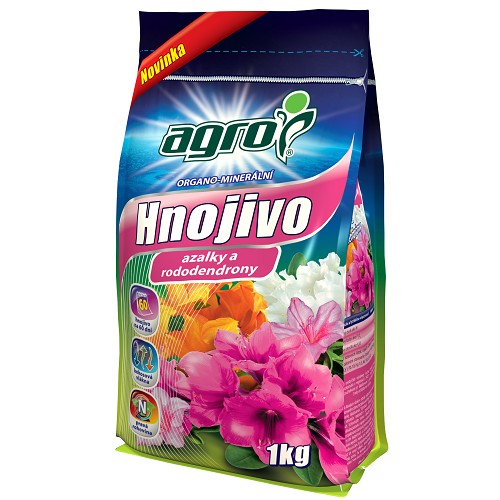 Organicko-minerále hnojivo na na azalky a rododendróny 1kg Agro CS