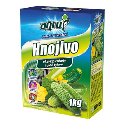 Organicko-minerálne hnojivo na uhorky,cukety 1kg Agro CS