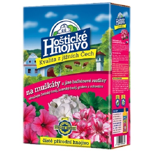 Hoštické hnojivo na muškáty 1kg