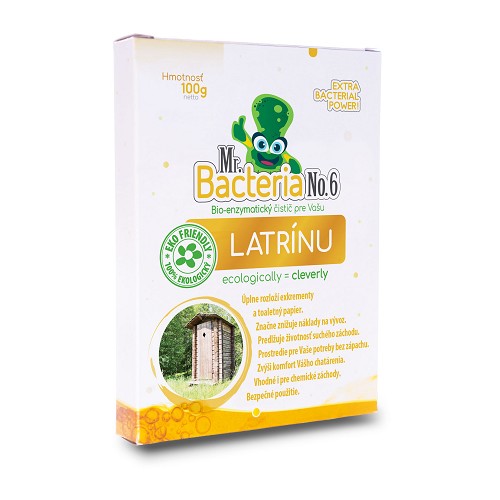 Mr. Bacteria No. 6 pre Vaše latríny 100g