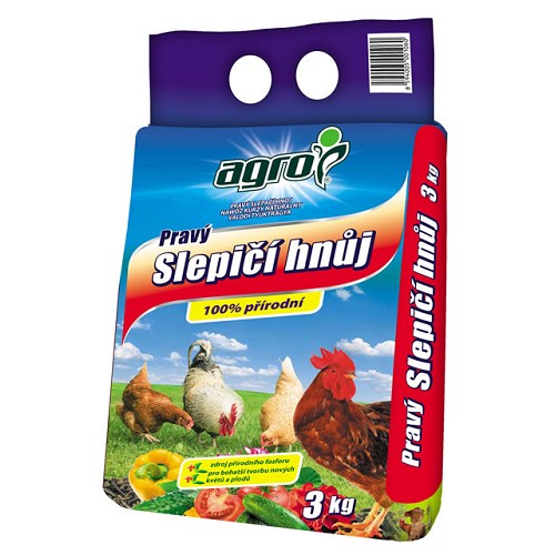 Slepačí hnoj 3kg Agro CS